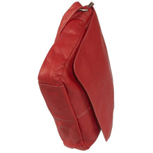 Load image into Gallery viewer, Ledonne Leather Full Flap Over Shoulder Bag
