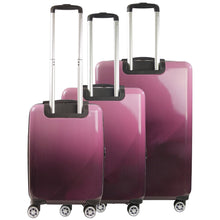Load image into Gallery viewer, Ful Impulse Ombre 3pc Spinner Luggage Set - back
