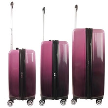 Load image into Gallery viewer, Ful Impulse Ombre 3pc Spinner Luggage Set - expansion zipper
