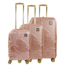 Load image into Gallery viewer, Disney Mickey Mouse Rolling Suitcases 3 Piece Set - Rose Gold
