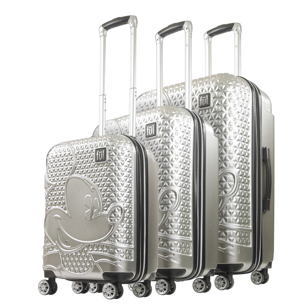 Disney Mickey Mouse Rolling Suitcases 3 Piece Set - profile