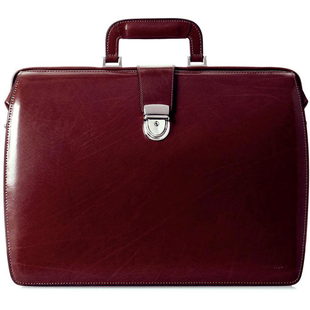 Jack Georges Elements Classic Leather Briefcase 4505 – Lexington Luggage