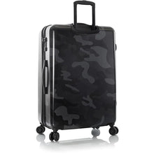 Load image into Gallery viewer, Heys Black Camo Fashion 30&quot; Spinner - Rearview
